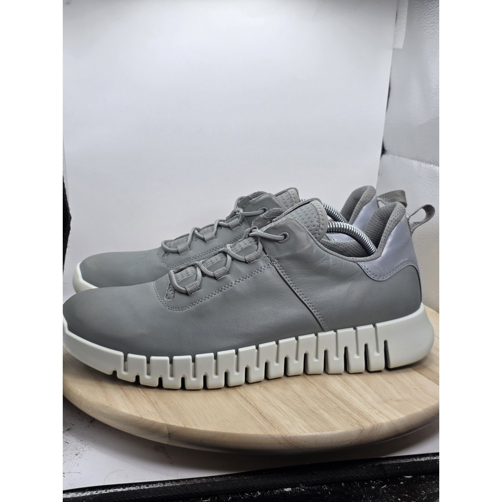 Men's  Size 11.5 - ECCO Gruuv Sneaker in Grey/White EU 45 Casual Athletic Shoes